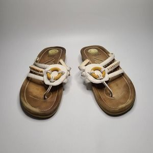 Earth Shoe Gelron 2000 Pueblo Women's Thong Sandal, Size 10